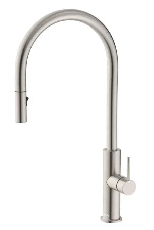 Fienza Kaya Pull-Out Sink Mixer, Brushed Nickel
