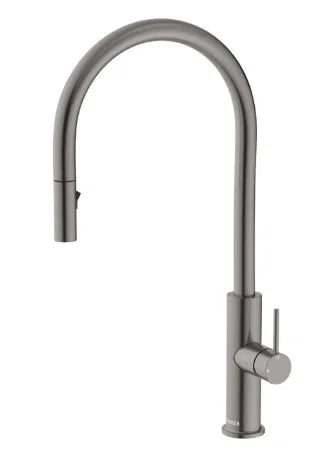 Fienza Kaya Pull-Out Sink Mixer, Gun Metal