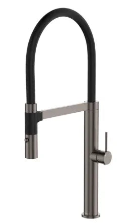 Fienza Kaya Pull Down Sink Mixer, Gun Metal