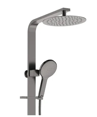 Fienza Kaya Deluxe Twin Shower, Gun Metal