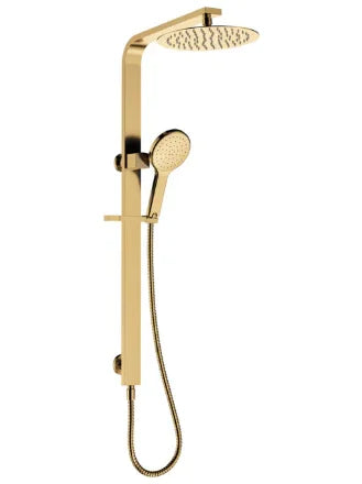 Fienza Kaya Deluxe Twin Shower, Urban Brass