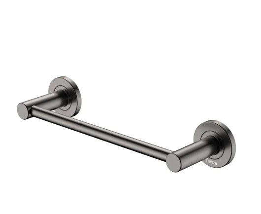 Fienza Kaya Single Towel Rail, 300mm, Gun Metal