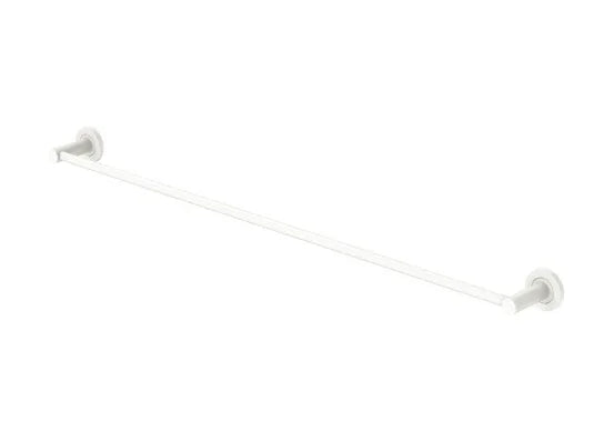 Fienza Kaya Single Towel Rail, 900mm, Matte White