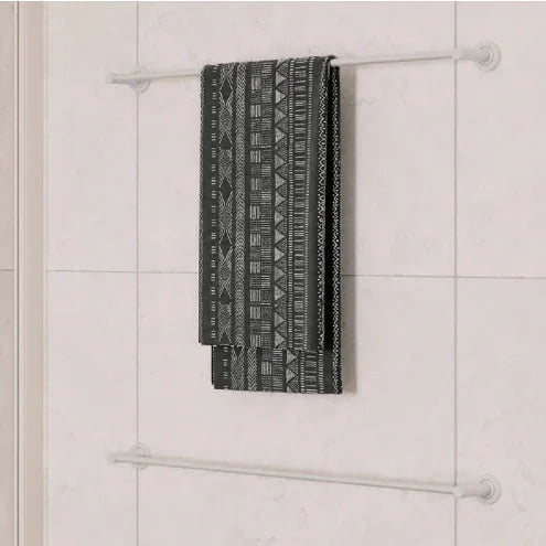 Fienza Kaya Single Towel Rail, 900mm, Matte White