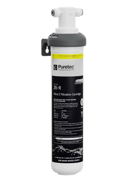Puremix Z6 High Flow Inline Undersink Filter System