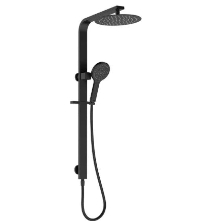 Fienza Kaya Deluxe Twin Shower, Matte Black