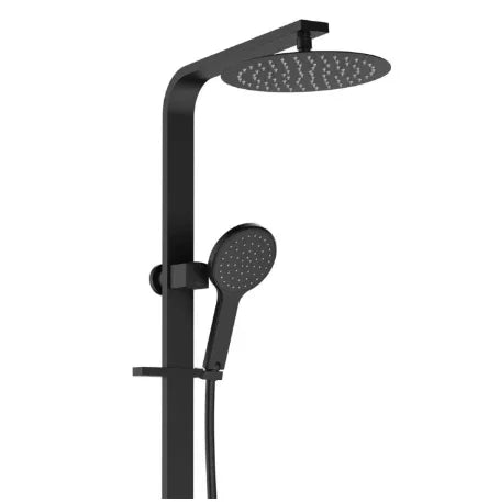 Fienza Kaya Deluxe Twin Shower, Matte Black