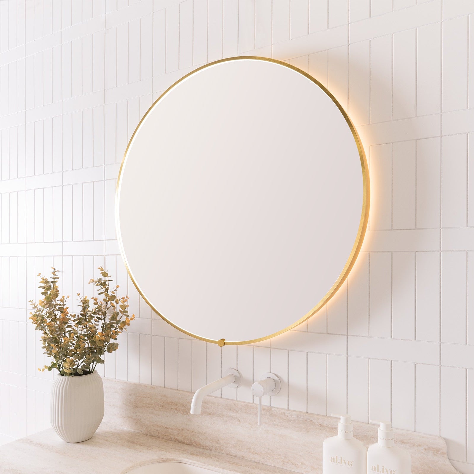 ADP Sera Round 750mm Framed LED Mirror