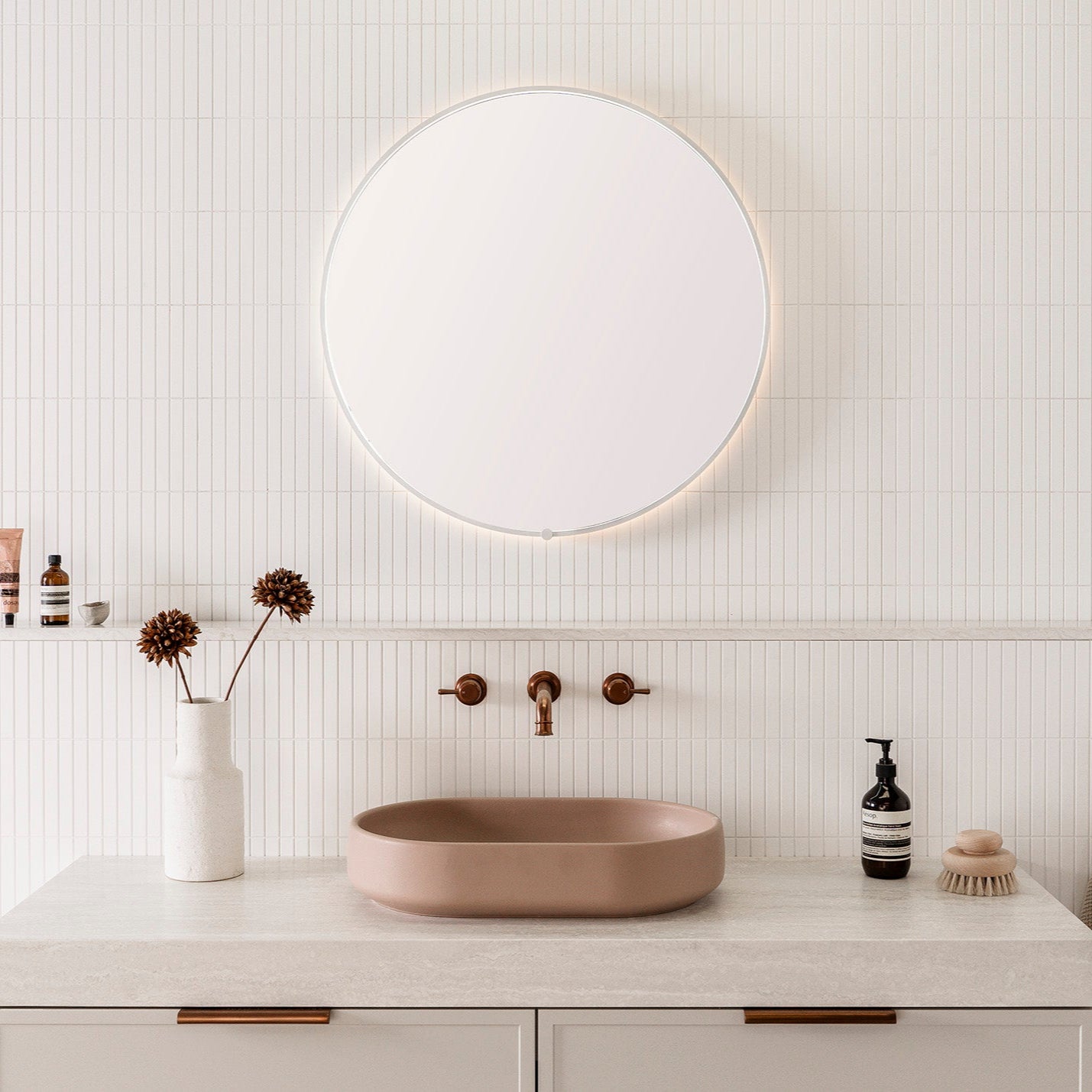 ADP Sera Round 750mm Framed LED Mirror