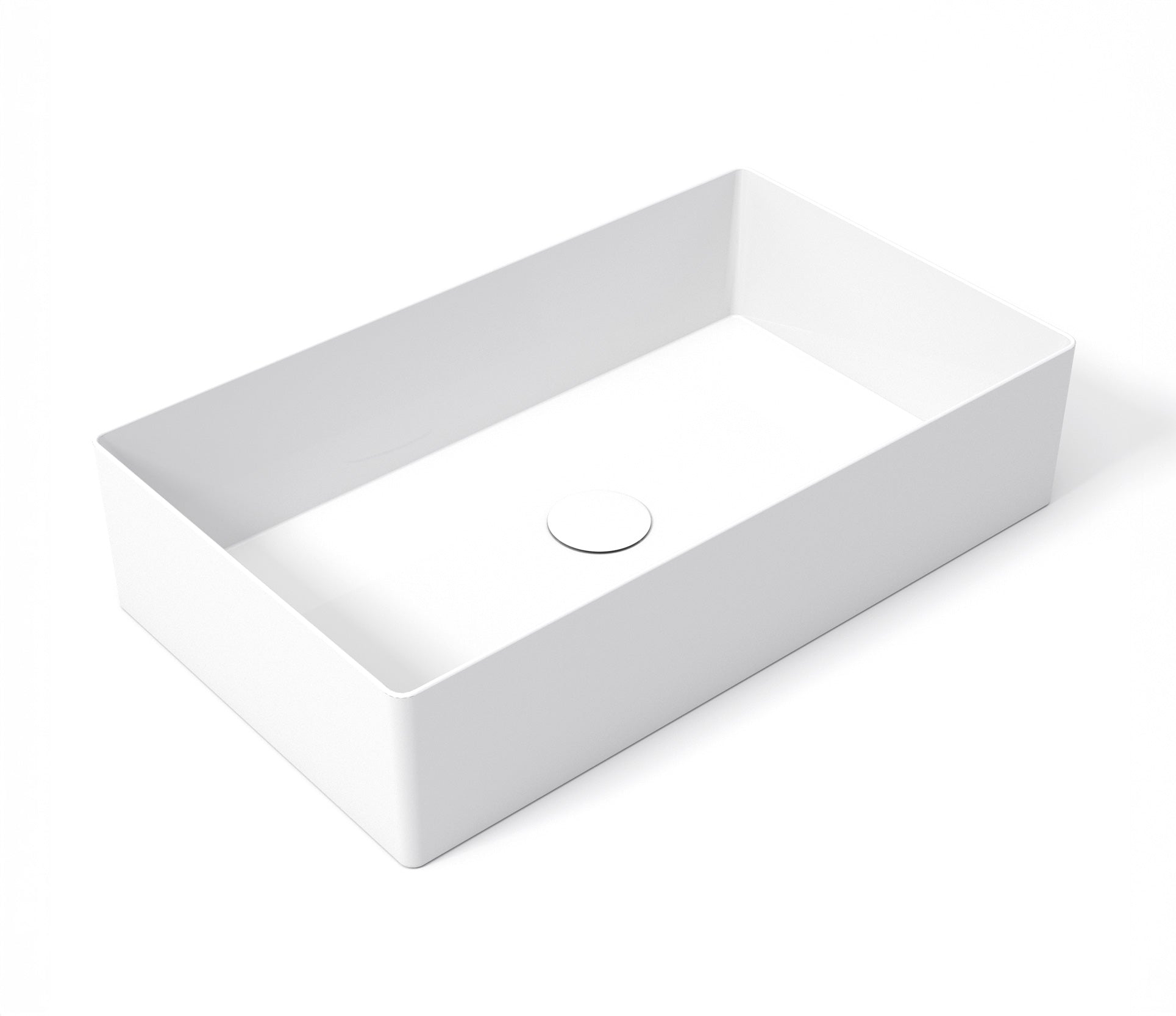 Studio Bagno Shard X 60 Bench Basin, Gloss White