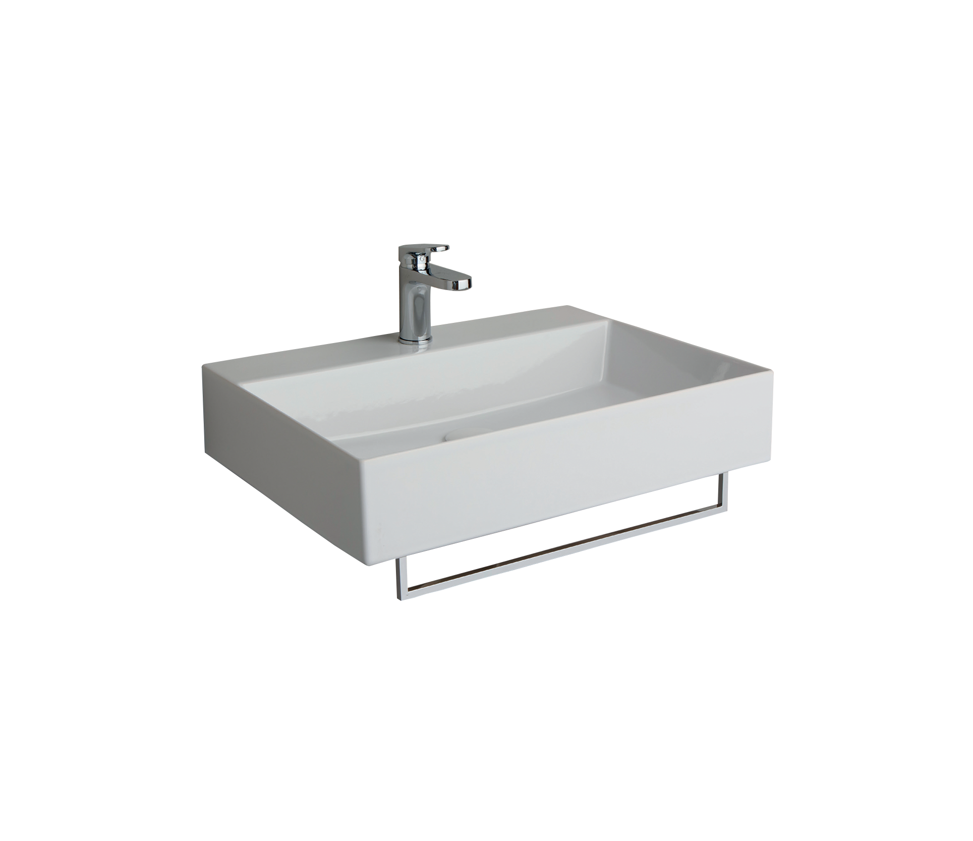 Studio Bagno Shard 60 towel rail - chrome