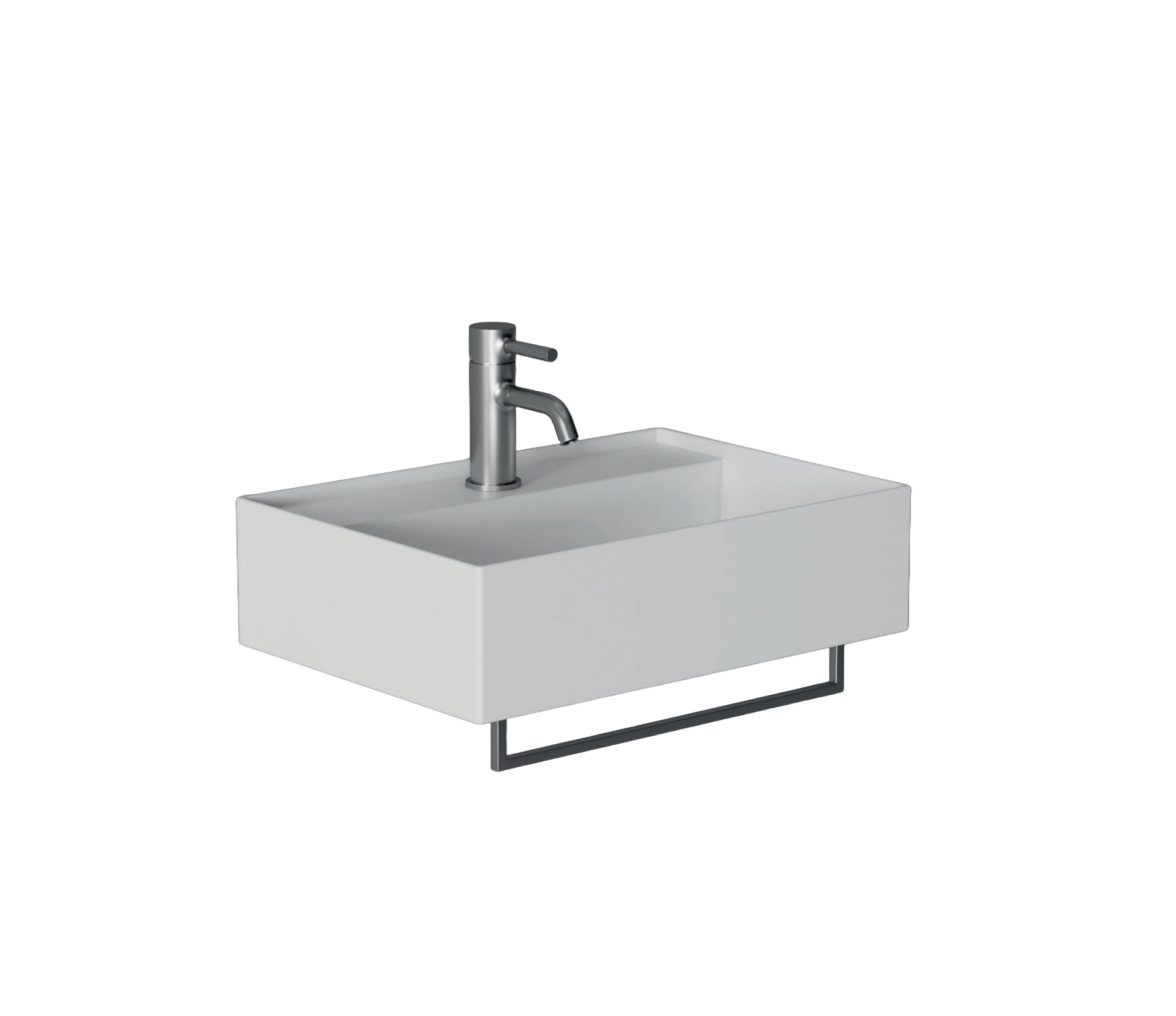 Shard X Mini Bench Wall Basin 1TH_Studio Bagno