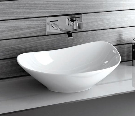 Studio Bagno Sinfonia Bench Basin, Gloss White