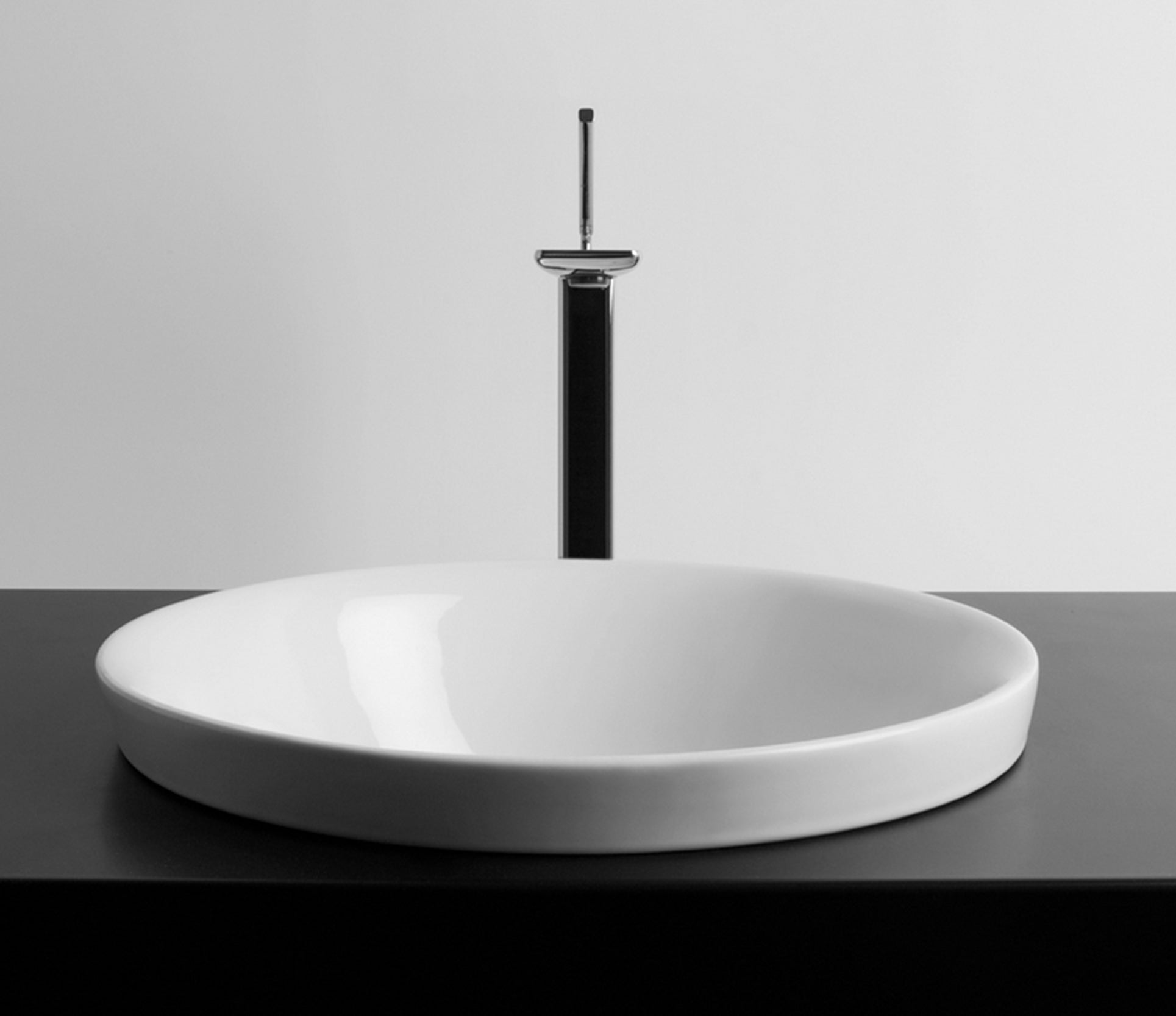 Studio Bagno Soul 1 inset basin NTH, Gloss White