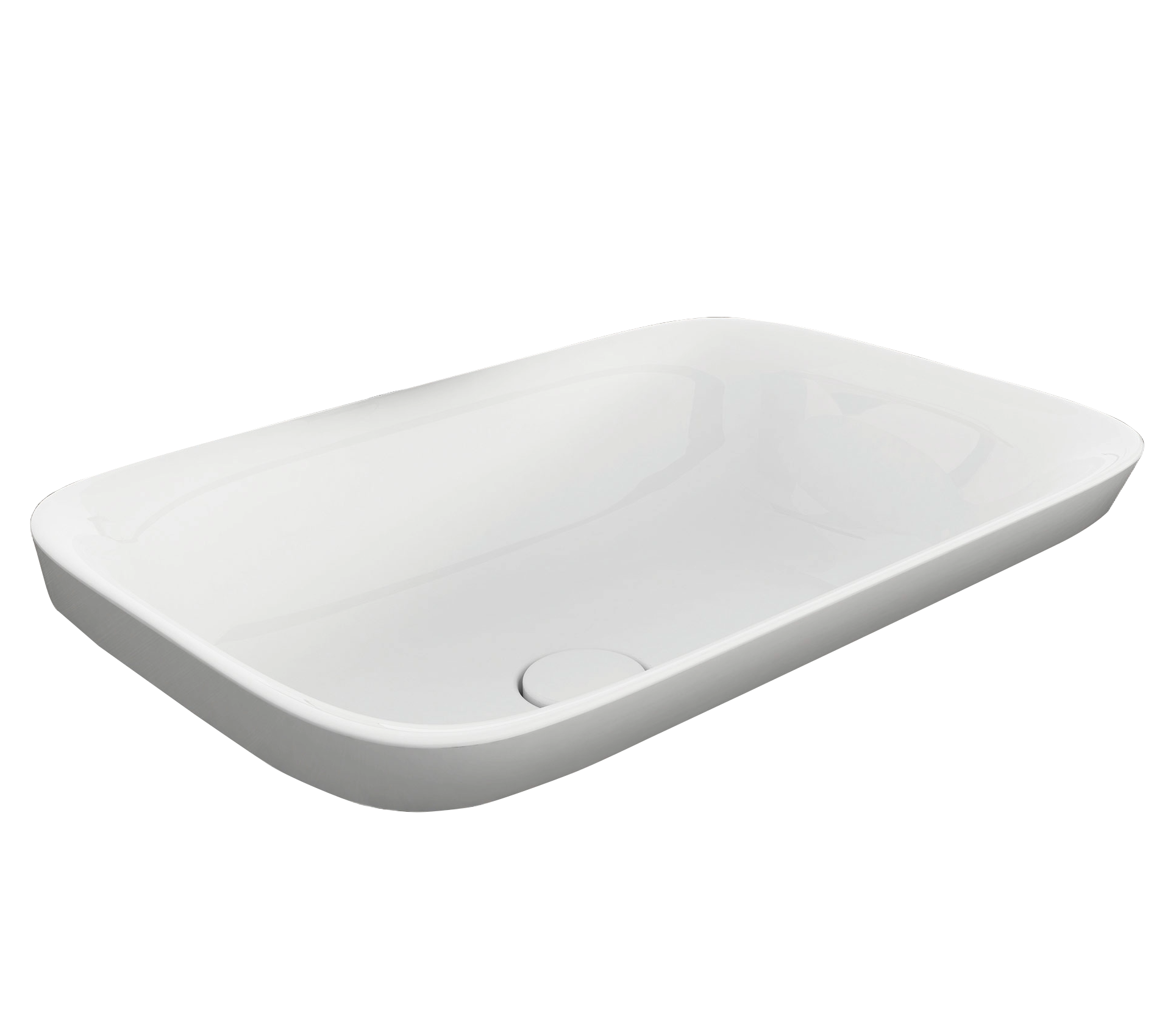 Studio Bagno Soul 2 inset basin NTH - Matte White