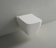 Studio Bagno Synthesis Eco Wall Hung Package with OLI 74 w/ Frame Mechanical Cistern, Gloss White