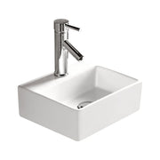 Fienza Modena Baby Above Counter Basin 330 x 290 x 120mm Wall Hung, Gloss White