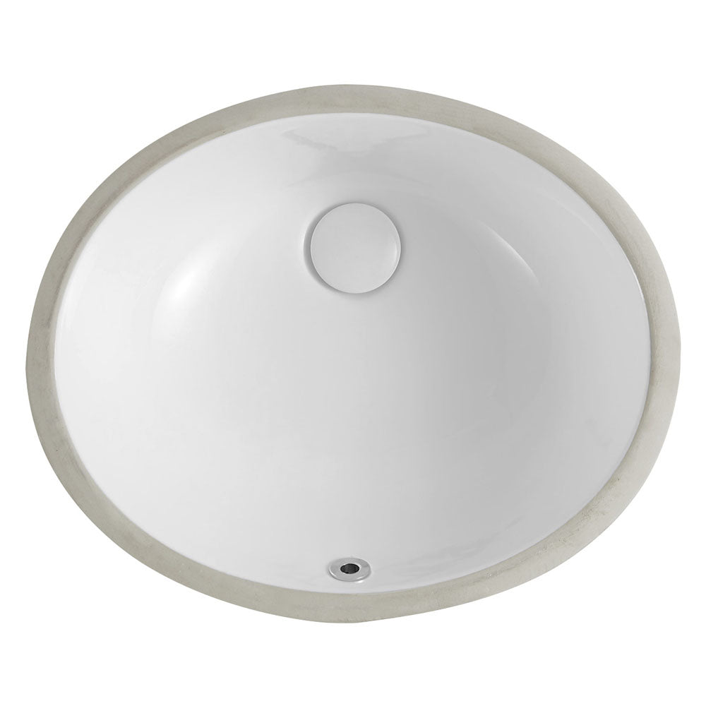 Fienza Karmen Undermount Basin 455 x 380 x 195mm, Gloss White