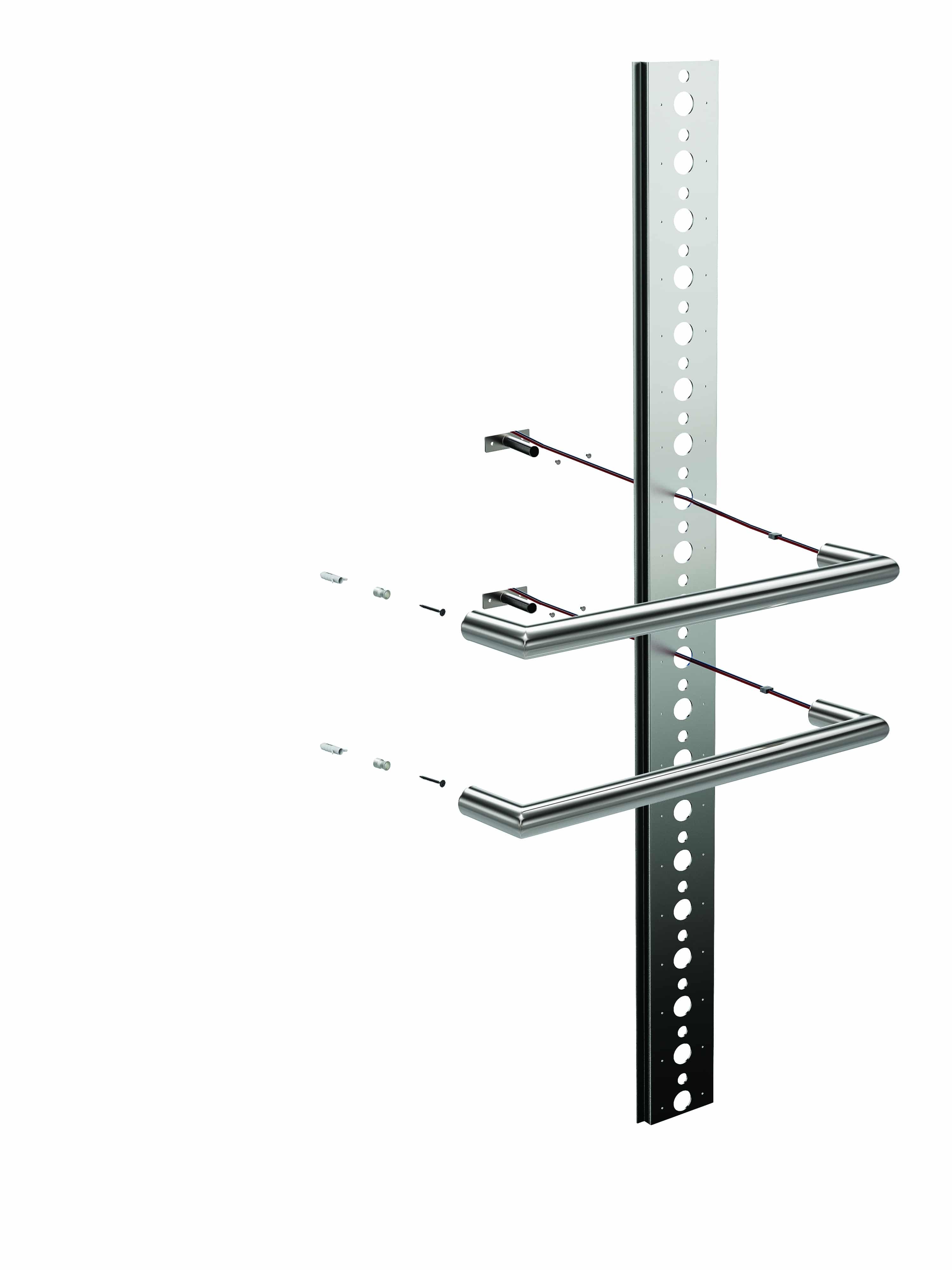 Thermogroup SRMS Thermorail Mounting System - 1000x110x10mm