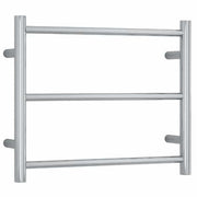 Thermogroup Thermorail Budget Straight/Round 550x450x122mm 33Watts 3 Bars, Polished Stainless Steel