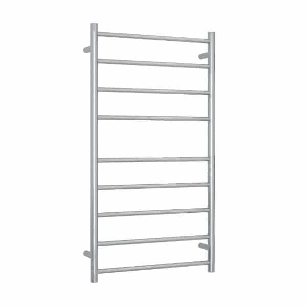 Thermogroup Thermorail Budget Straight/Round 600x1080x122mm 103Watts 9 Bars, Polished Stainless Steel