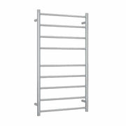 Thermogroup Thermorail Budget Straight/Round 600x1080x122mm 103Watts 9 Bars, Polished Stainless Steel