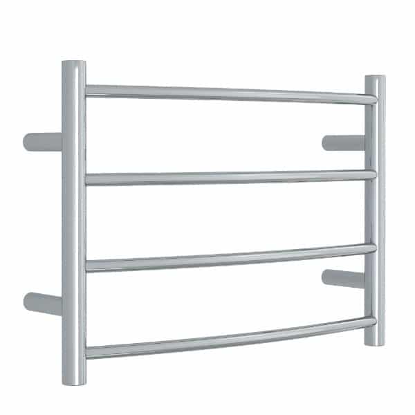 Thermogroup Thermorail Curved/Round 600x420x150mm 45Watts 4 Bars, Polished Stainless Steel