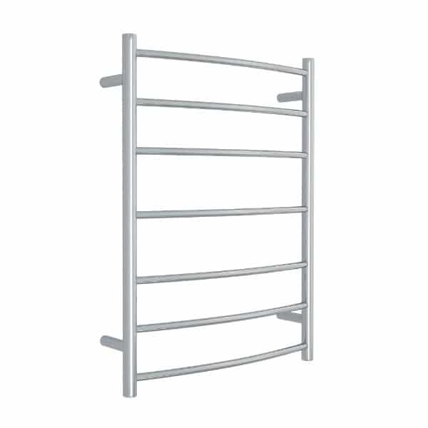 Thermogroup Thermorail Curved/Round 600x800x150mm 80Watts 7 Bars, Polished Stainless Steel