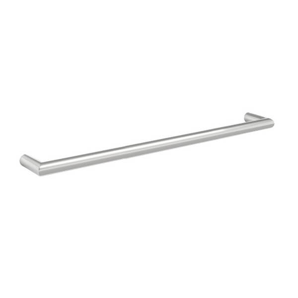 Thermogroup Thermorail Round Single Rail 832x32x100mm 23Watts - Includes Transformer, Polished Stainless Steel