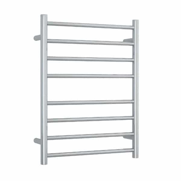 Thermogroup Thermorail Straight/Round 530x700x122mm 76Watts 8 Bars, Polished Stainless Steel