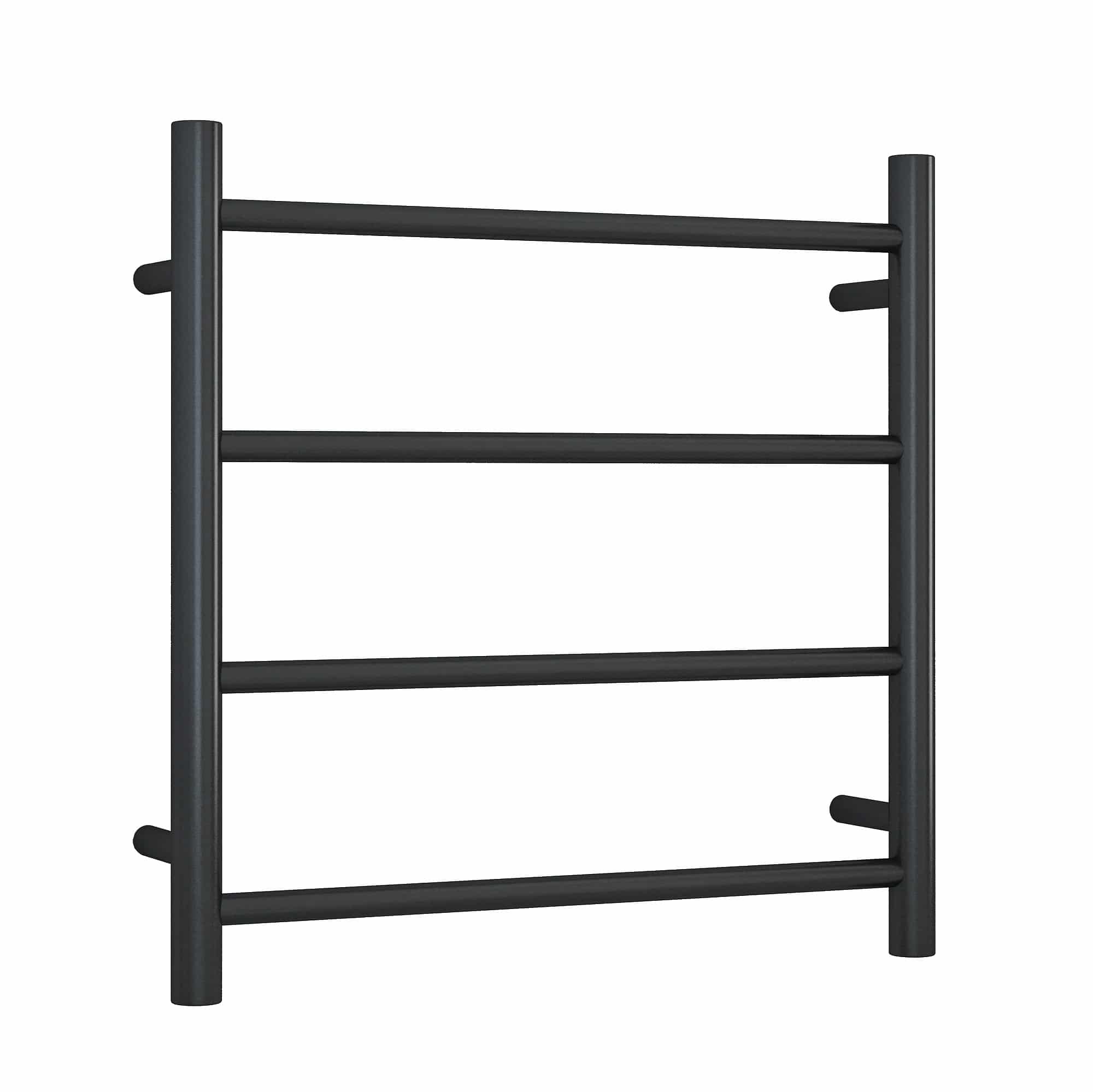 Thermogroup Thermorail Straight/Round 550x550x122mm 54Watts 4 Bars, Matt Black