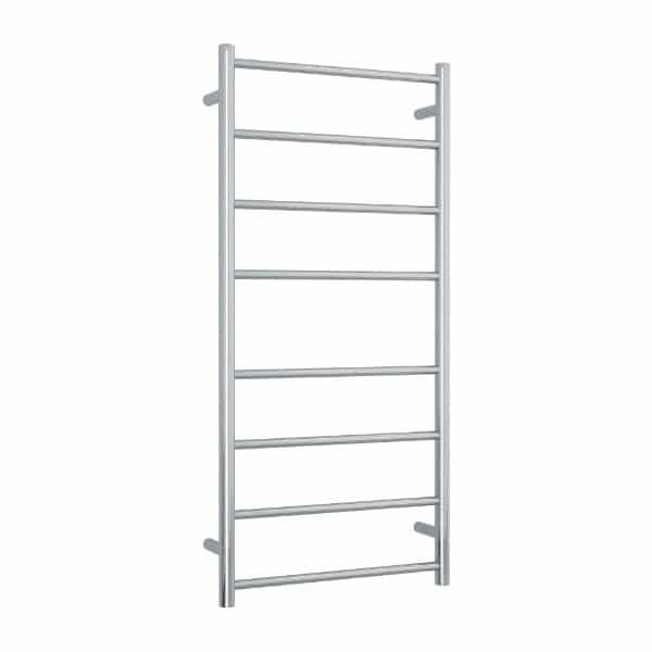 Thermogroup Thermorail Straight/Round 530x1120x122mm 80Watts 8 Bars, Polished Stainless Steel