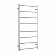Thermogroup Thermorail Straight/Round 530x1120x122mm 80Watts 8 Bars, Polished Stainless Steel