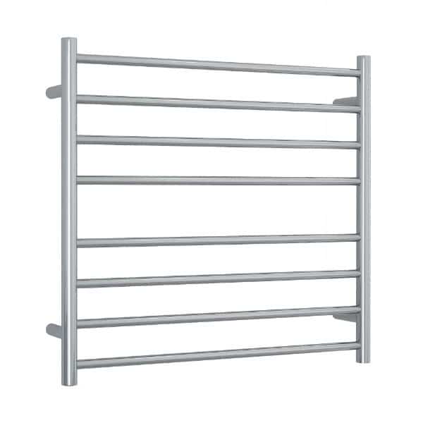 Thermogroup Thermorail Straight/Round 750x700x122mm 104Watts 8 Bars, Polished Stainless Steel