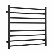 Thermogroup Thermorail Straight/Round 750x700x122mm 132Watts 8 Bars, Matt Black