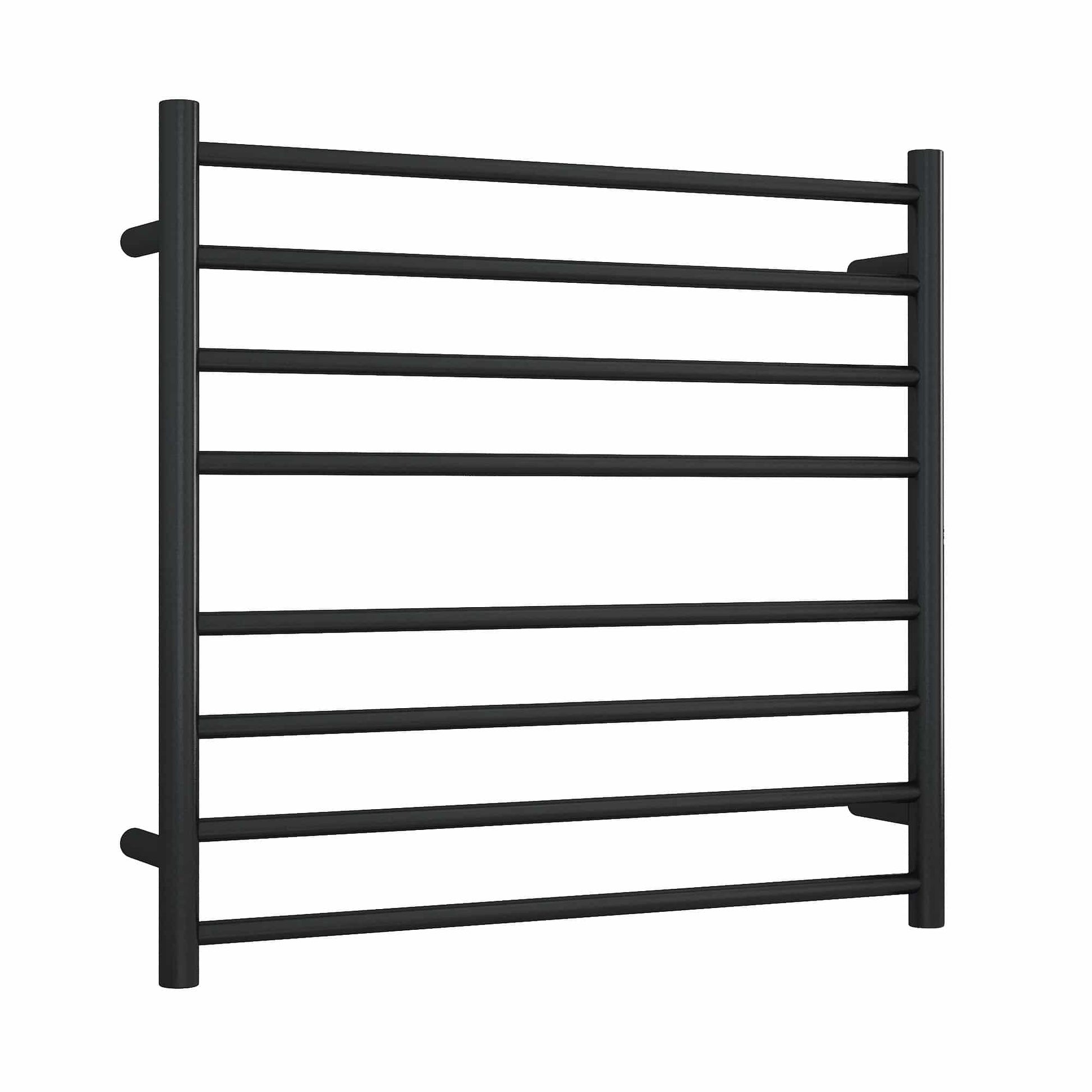 Thermogroup Thermorail Straight/Round 750x700x122mm 132Watts 8 Bars, Matt Black