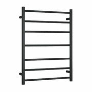 Thermogroup Thermorail Straight/Round 600x800x122mm 100Watts 7 Bars, Matt Black