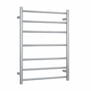 Thermogroup Thermorail Straight/Round 600x800x122mm 80Watts 7 Bars - Brushed, Brushed Stainless Steel