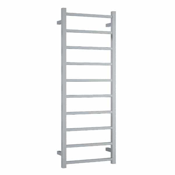 Thermogroup Thermorail Straight/Square 450x1200x120mm 89Watts 10 Bars, Polished Stainless Steel