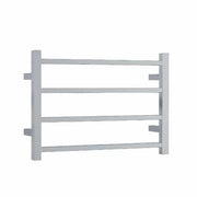 Thermogroup Thermorail Straight/Square 600x420x120mm 47Watts 4 Bars, Polished Stainless Steel