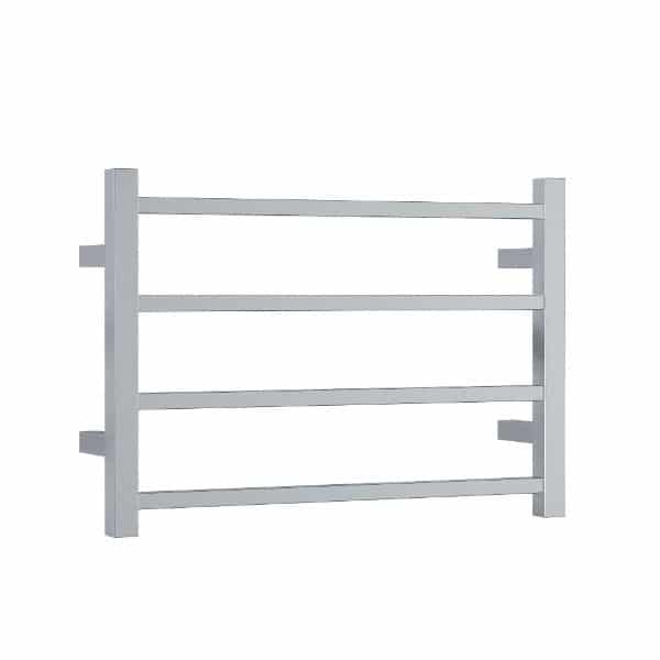 Thermogroup Thermorail Straight/Square 600x420x120mm 47Watts 4 Bars, Polished Stainless Steel