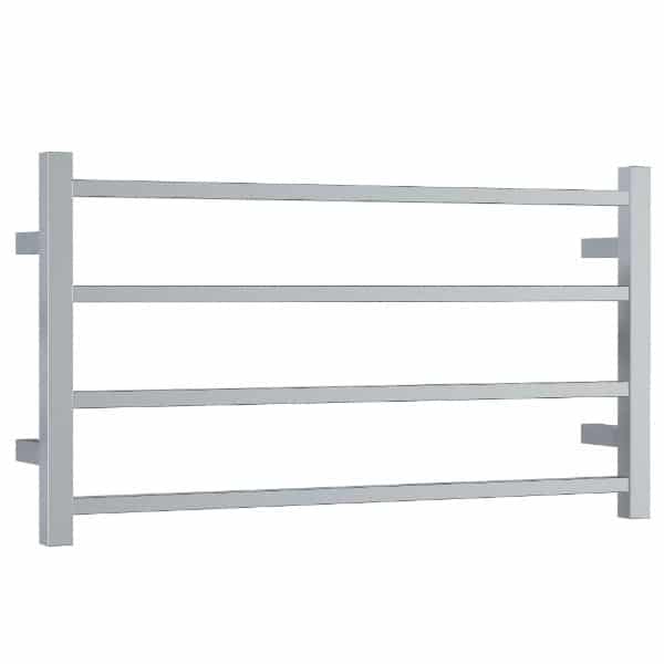 Thermogroup Thermorail Straight/Square 800x440x120mm 61Watts 4 Bars, Polished Stainless Steel