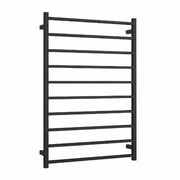 Thermogroup Thermorail Straight/Square 800x1160x120mm 217Watts 10 Bars, Matt Black