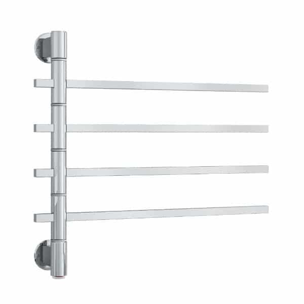 Thermogroup Thermorail Swivel, Straight/Square 600x540x99mm 48Watts 4Bars, Polished Stainless Steel