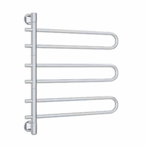 Thermogroup Thermorail Swivel, Straight/Round 675x740x99mm 77Watts 6Bars, Polished Stainless Steel