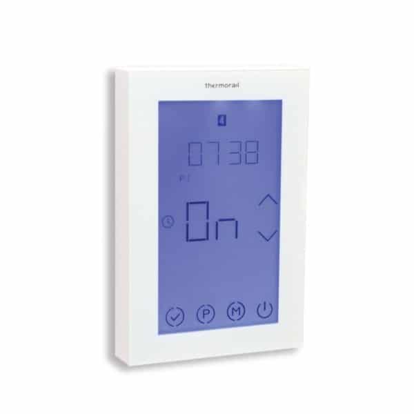 Thermogroup Thermorail Portrait Touch Screen 7 Day Timer, White