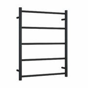 Thermogroup Thermorail Non-Heated Straight/Round Ladder 630x800x122mm 5 Bars, Matt Black