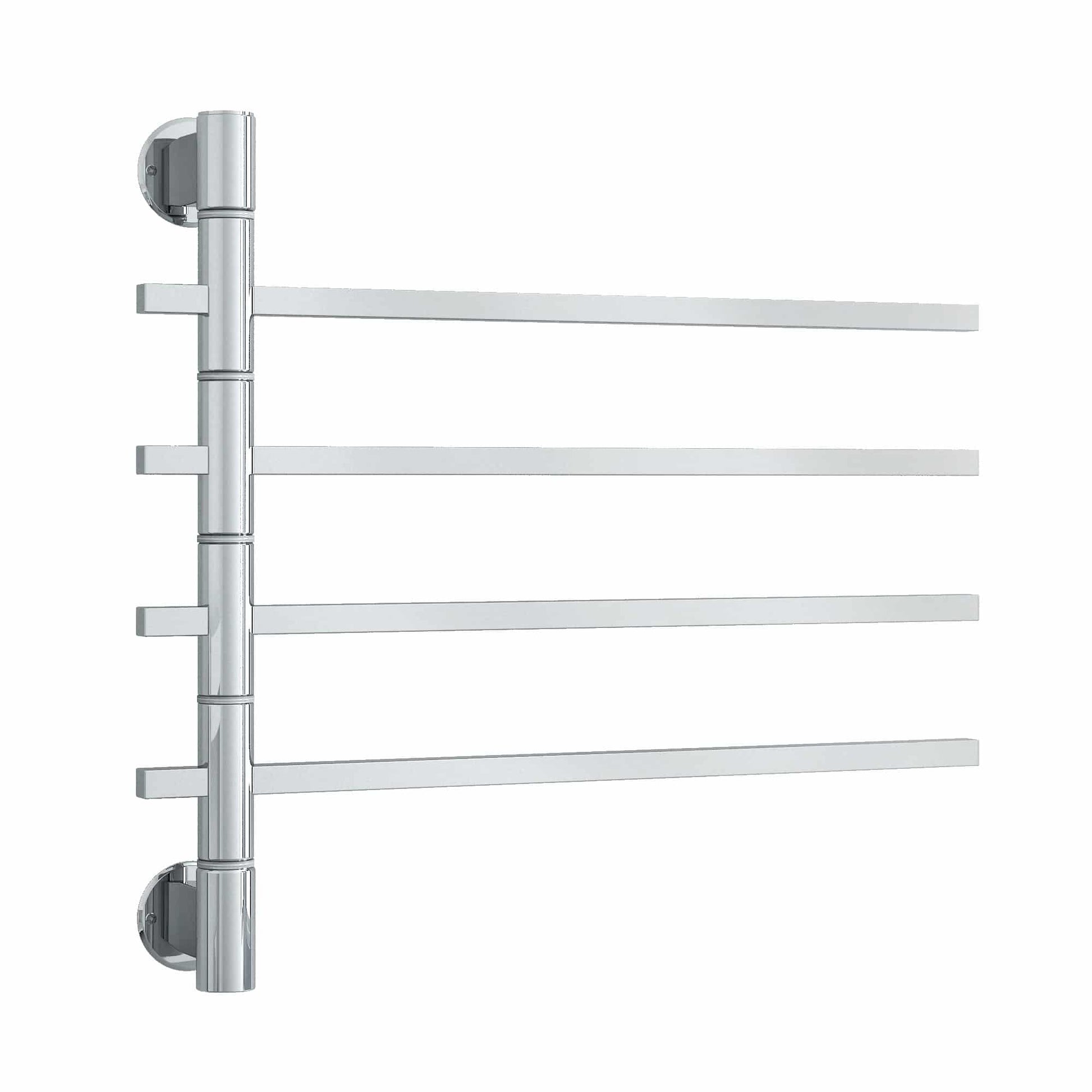 Thermogroup Thermorail Non-Heated Swivel, Straight/Square 600x540x99mm 4Bars, Polished Stainless Steel
