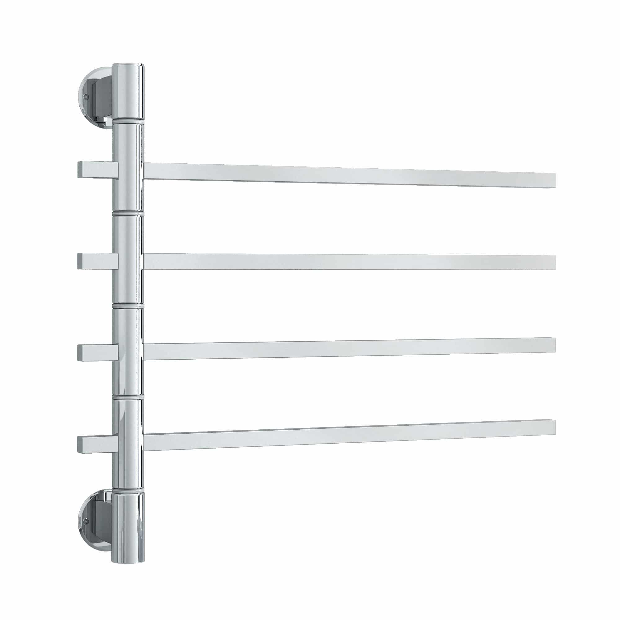 Thermogroup Thermorail Non-Heated Swivel, Straight/Square 600x540x99mm 4Bars, Polished Stainless Steel