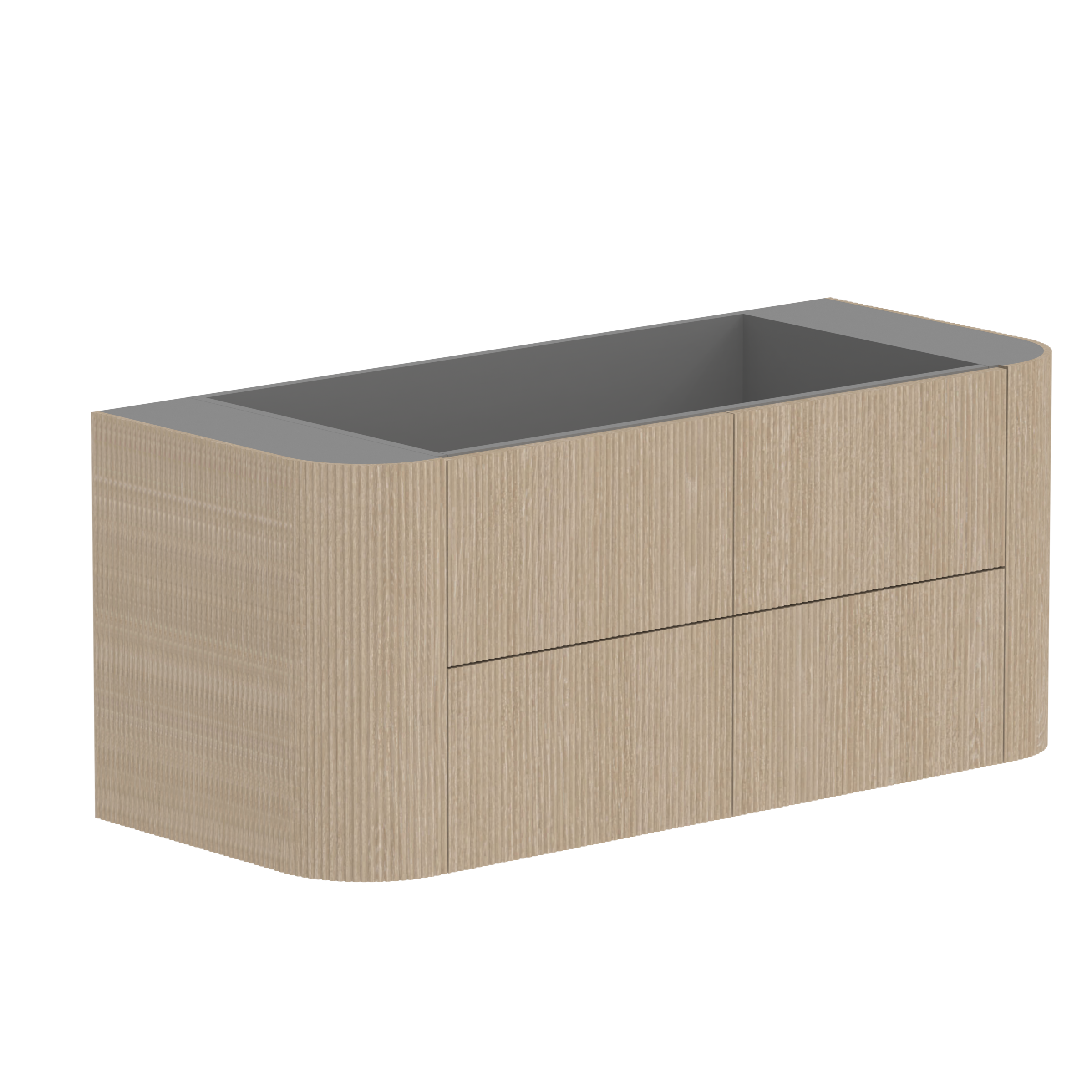 ADP Thirroul Curved Wall Hung Vanity